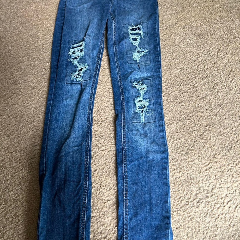 Vanilla star, dark blue jeans, size 3,